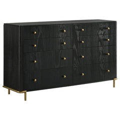 Arini 4-piece Queen Bedroom Set Black and Grey - 224331Q-S4