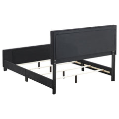 Fairfield Upholstered Eastern King Panel Bed Dark Grey - 305953KE