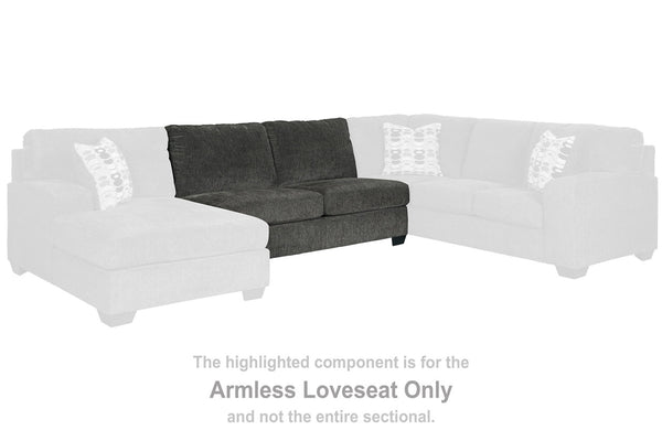 Ballinasloe Armless Loveseat - 8070334