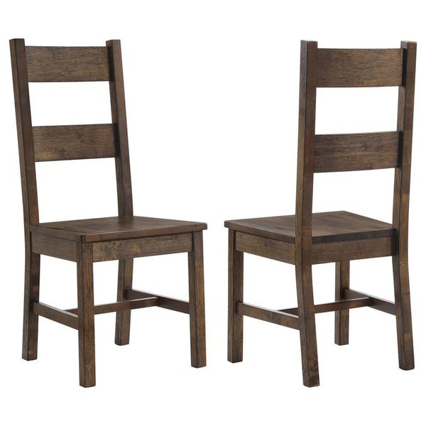 Coleman Dining Side Chairs Rustic Golden Brown (Set of 2) - 107042
