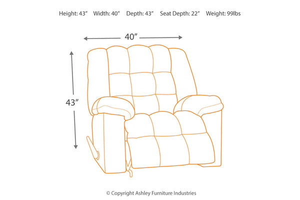 Ludden Recliner - 8110325