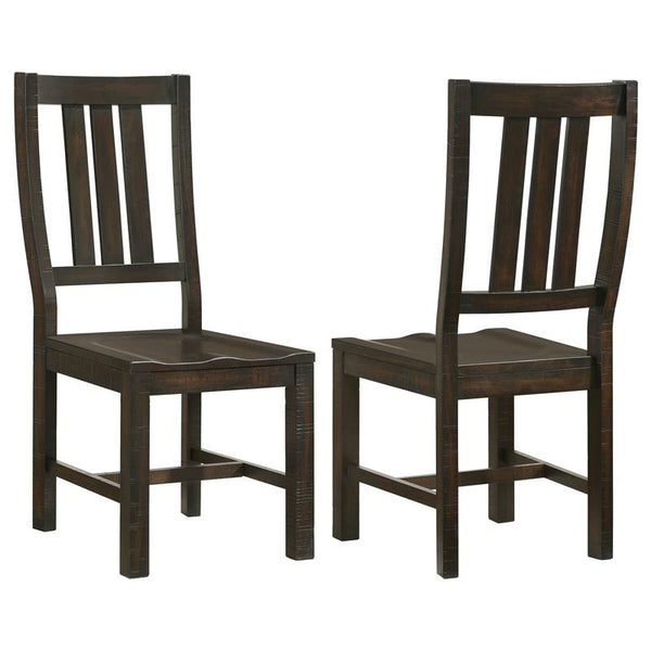 Calandra Slat Back Side Chairs Vintage Java (Set of 2) - 192952