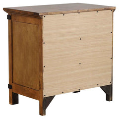 Brenner 3-drawer Night Stand Rustic Honey - 205262