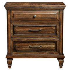 Avenue 3-drawer Nightstand Weathered Burnished Brown - 223032