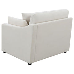 Hobson Upholstered RAF Chair Ivory - 551454RAF