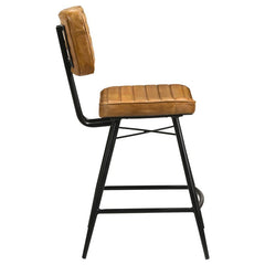 Partridge Upholstered Counter Height Stools with Footrest (Set of 2) - 110649