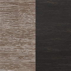 Bridget Rectangular Dining Table Brown Brushed and Charcoal Sandthrough - 108221