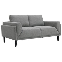 Rilynn 2-piece Upholstered Track Arm Sofa Set Grey - 509524-S2