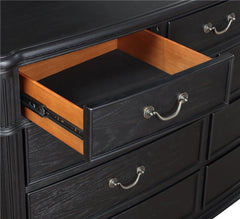 Celina 9-drawer Dresser with Mirror Black - 224763M