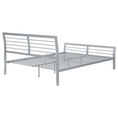 Cooper Metal Queen Open Frame Bed Silver - 300201Q