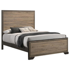 Baker Wood Queen Panel Bed Light Taupe - 224461Q