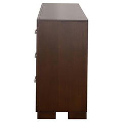 Jessica 6-drawer Dresser Cappuccino - 200713