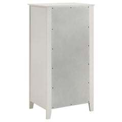 Selena 5-piece Full Bedroom Set Cream White - 400231F-S5