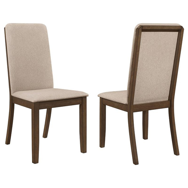 Wethersfield Solid Back Side Chairs Latte (Set of 2) - 109842