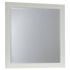 Sandy Beach Rectangular Dresser Mirror Cream White - 201304