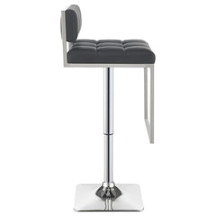 Alameda Adjustable Bar Stool Chrome and Grey - 100195