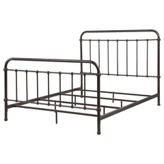 Livingston Metal Eastern King Open Frame Bed Dark Bronze - 300399KE
