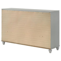 Veronica 6-drawer Dresser Light Silver - 224723