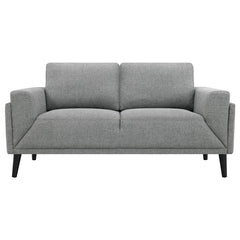 Rilynn 2-piece Upholstered Track Arm Sofa Set Grey - 509524-S2