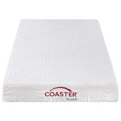Joseph 6" Twin Memory Foam Mattress White - 350062T