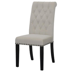 Alana Upholstered Tufted Side Chairs with Nailhead Trim (Set of 2) - 115182