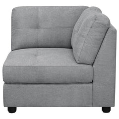 Claude Upholstered Corner Dove - 551005
