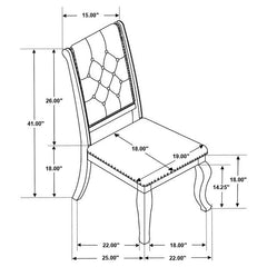 Brockway Rectangular Trestle Dining Set - 110291-S7