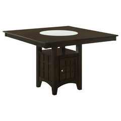 Gabriel 5-piece Square Counter Height Dining Set Cappuccino - 100438-S5A