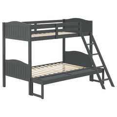 Arlo Wood Twin Over Full Bunk Bed Grey - 405054GRY