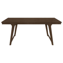 Reynolds Rectangular Dining Table Brown Oak - 107591