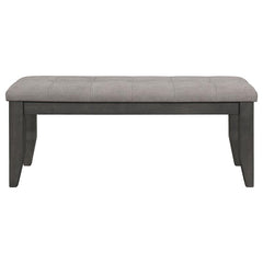 Dalila 6-piece Rectangular Dining Set Grey and Dark Grey - 102721GRY-S6