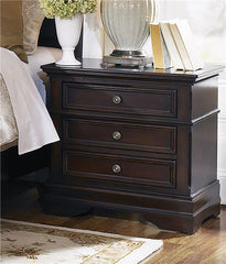 Cambridge 3-drawer Rectangular Nightstand Cappuccino - 203192