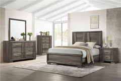 Janine 5-piece Queen Bedroom Set Grey - 223551Q-S5