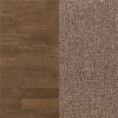 Dortch Dining Side Chair Walnut and Brown (Set of 2) - 108462