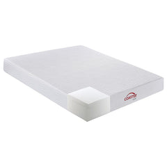 Key 10" Eastern King Memory Foam Mattress White - 350064KE