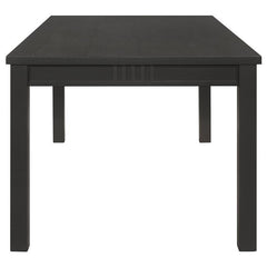 Marbrisa 5-piece Rectangular Dining Table Set Matte Black - 123071-S5