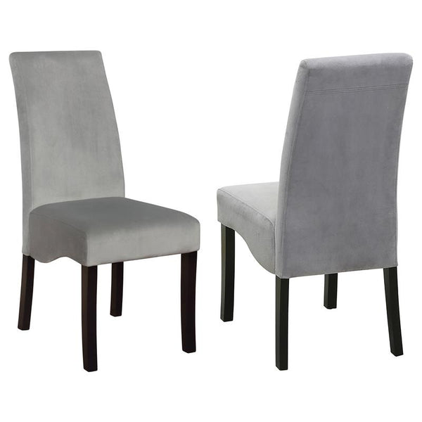 Stanton Upholstered Side Chairs Grey (Set of 2) - 102062