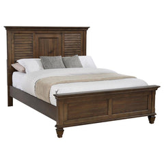 Franco 5-piece Eastern King Bedroom Set Burnished Oak - 200971KE-S5