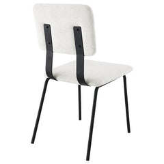 Calla Fabric Upholstered Dining Side Chair White (Set of 2) - 108022