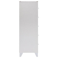 Larue 5-drawer Bedroom Chest Silver - 224495