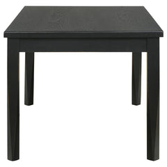 Appleton Rectangular Wood Dining Table Black Washed - 110281