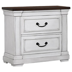 Hillcrest 5-piece Eastern King Bedroom Set Distressed White - 223351KE-S5