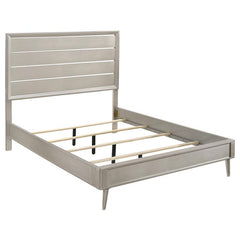 Ramon Wood Queen Panel Bed Metallic Sterling - 222701Q