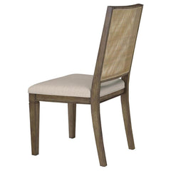 Matisse Woven Rattan Back Dining Side Chair Brown (Set of 2) - 108312