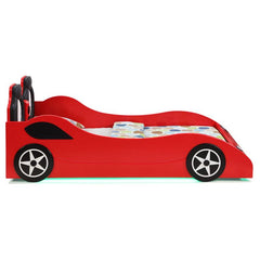 Cruiser Wood Twin LED Car Bed Red - 400479