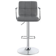 Palomar Adjustable Height Bar Stool Grey and Chrome - 121096