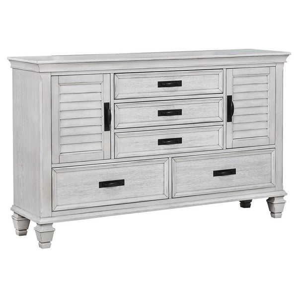 Franco 5-drawer Dresser Antique White - 205333