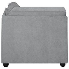 Claude Upholstered Corner Dove - 551005