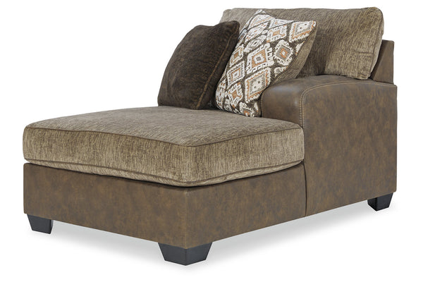 Abalone Right-Arm Facing Corner Chaise - 9130217