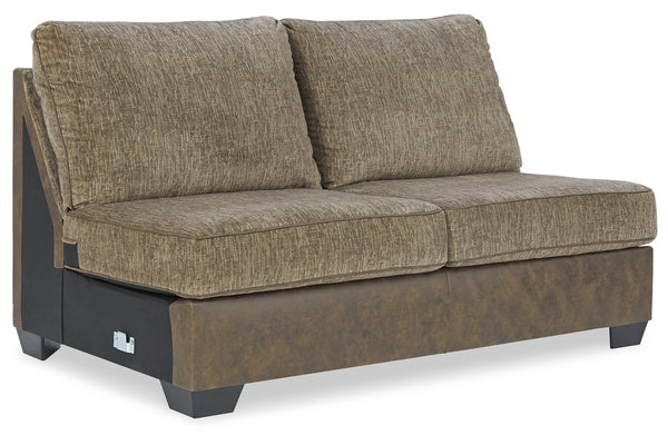 Abalone Armless Loveseat - 9130234